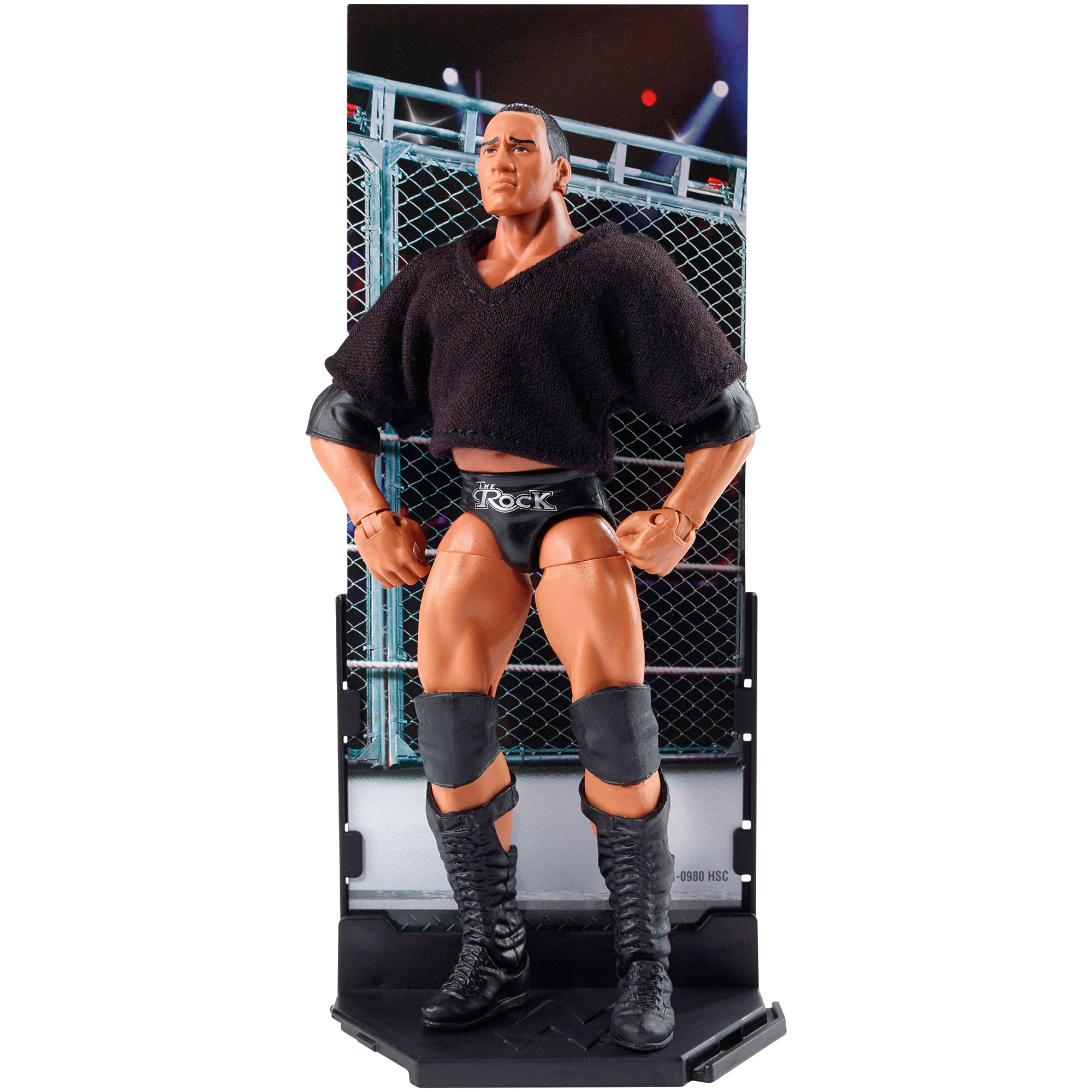 Elite Series #47 – The Rock Action Figure – 3 Count – Wrestling Merchandise