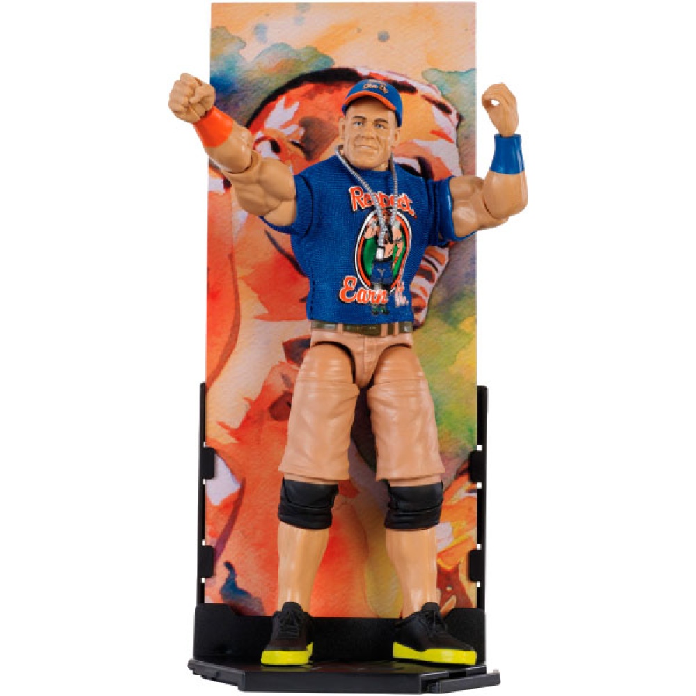 WWE Wrestling Elite Series 54 John Cena Action Figure Entrance Gear, Damaged 